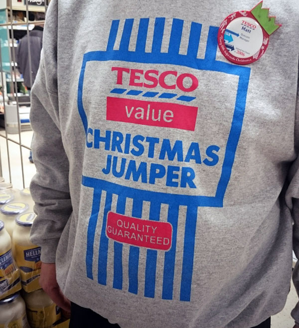 Tesco Value Christmas jumper