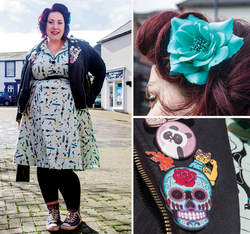 Rockabilly Geek Chic Wight Catwalk