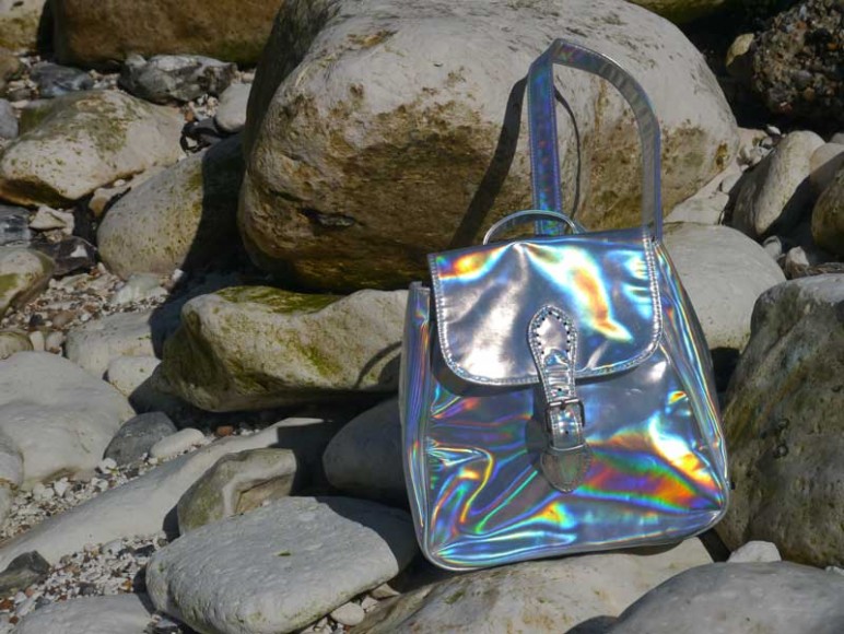 Holographic rucksack from Motel Rocks